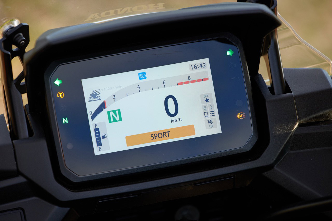 The new TFT is clear and easy to read